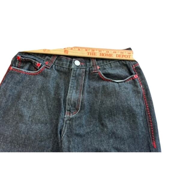 "COOGI" VTG Retro Jeans SZ M Y2K Vintage Denim Skater core Distressed Fashion - Picture 4 of 16